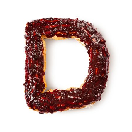 ÉCLAIR LETRAS FRUTOS VERMELHOS