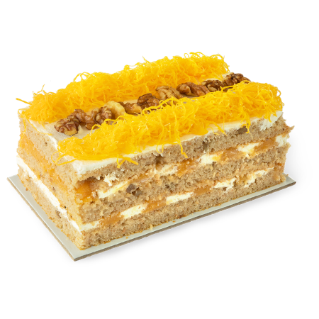 BOLO DE NOZ E CREME DE OVO