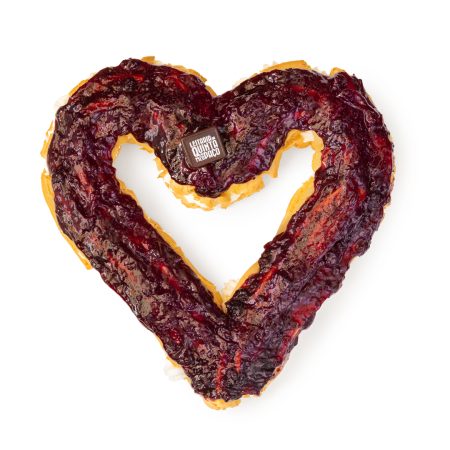 ÉCLAIR CORAÇÃO FRUTOS VERMELHOS